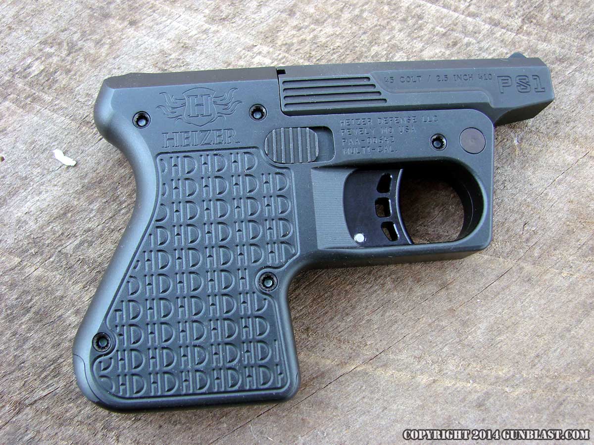 Heizer PS1 Pocket Shotgun Pistol Single 45 Colt (LC)/410 Gauge 3.5 1 Round  Stainless