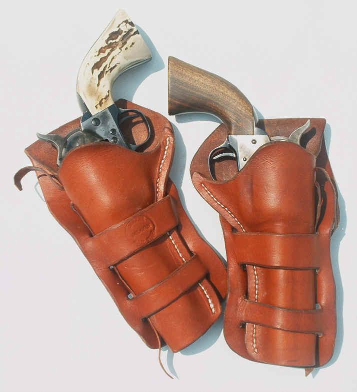SASS LEATHER RIFLE LEVER COVER cowboy action shooting and cowboy holsters. 